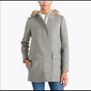 J. Crew Gray Wool Coat